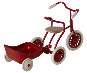 PREORDER: Tricycle hanger, Mouse - Red