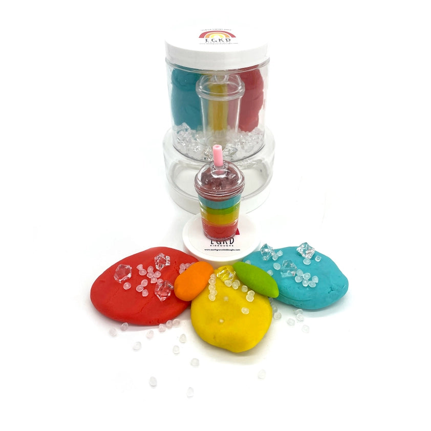 Rainbow Icee Mini Play Dough-To-Go Kit