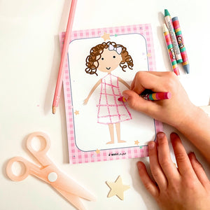 Dress-a-Doll Pretend Play Notepad