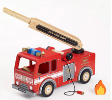 Load image into Gallery viewer, Wooden Fire Engine
