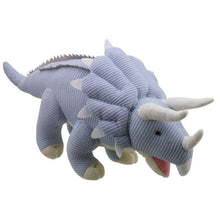 Load image into Gallery viewer, Wilberry Knitted: Triceratops (Blue - Large)
