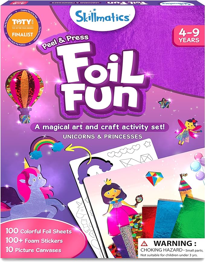 Foil Fun: Unicorns & Princesses (Ages 4-9)