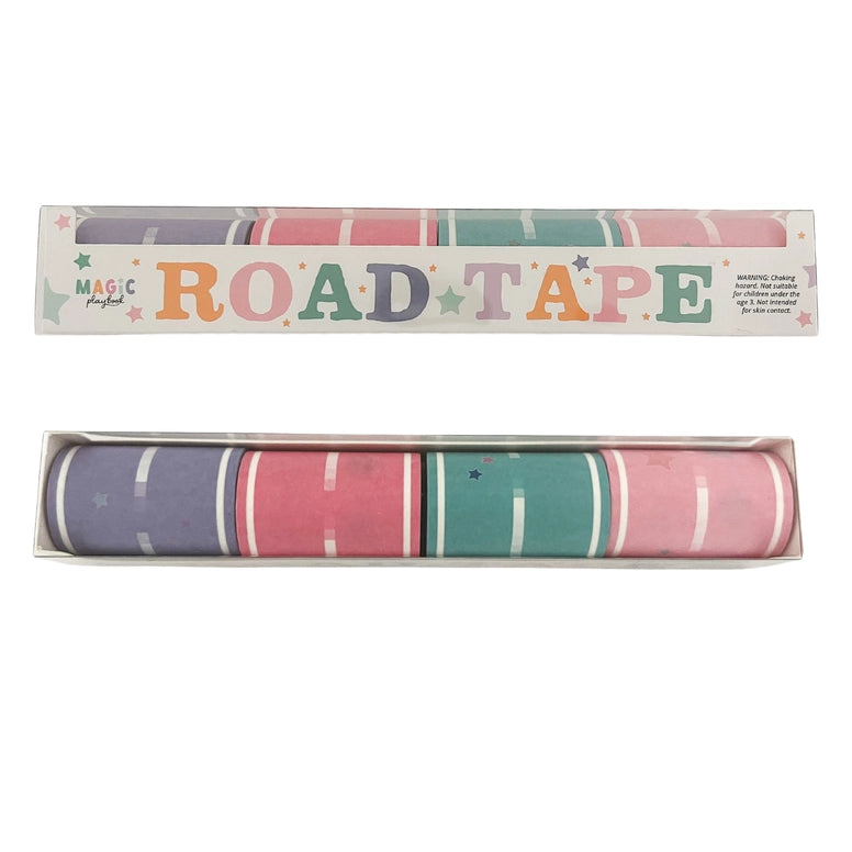 Colorful Play Road Tape (Set of 4 Rolls) - Things They Love