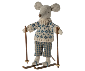 Winter Mouse with Ski set - Dad