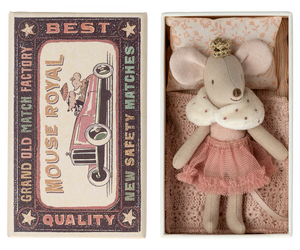 Princess Mouse Little Sister in Matchbox Rose
