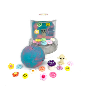 Groovy Alien (Cotton Candy Swirl) Mini Play Dough-to-Go- Kit