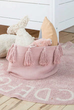 Load image into Gallery viewer, Pink Basket with Tassels
