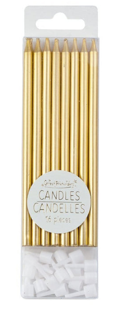 Candles - Metallic Gold