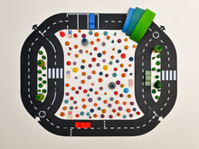Load image into Gallery viewer, Highway- Long Flexible Toy Road Including One Car
