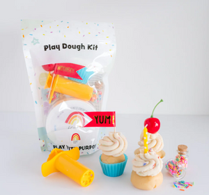 Cupcake Sensory Play Dough Kit