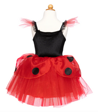 Load image into Gallery viewer, Ladybug Dress with Headband
