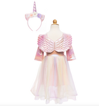 Load image into Gallery viewer, Alicorn Dress with Wings &amp; Headband
