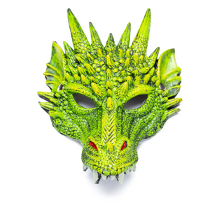 Dragon Mask in Green or Red