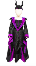Load image into Gallery viewer, Villain Princess Dress &amp; Headpiece, Size 5-6
