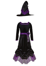 Load image into Gallery viewer, Vera The Velvet Witch Dress &amp; Hat
