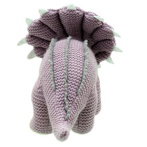 Wilberry Knitted: Triceratops (Lilac - Small)