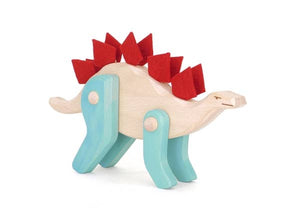 BAJO Wooden Stegosaurus Action Figure