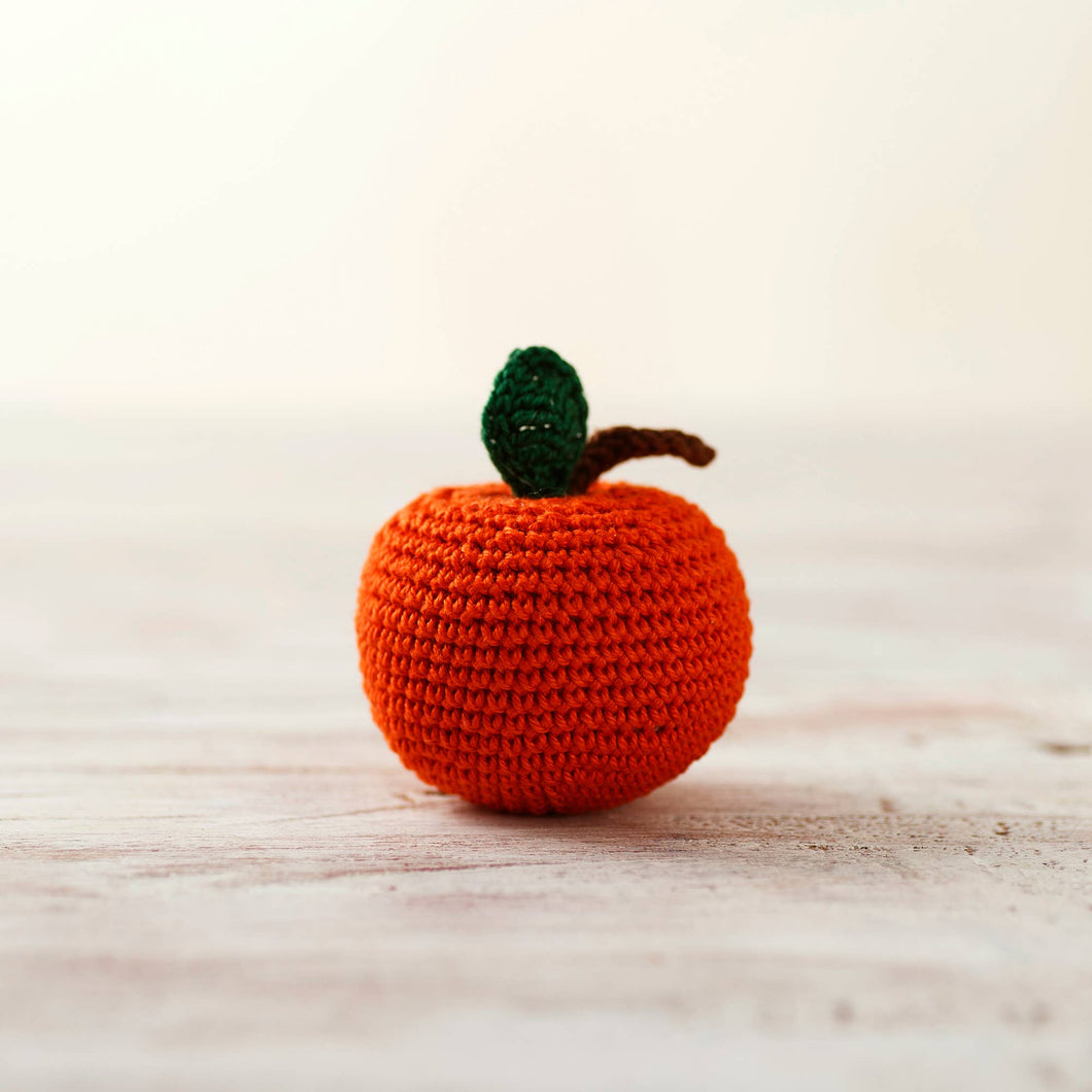 Crochet Tangerine Crochet fruit Pretend Play food