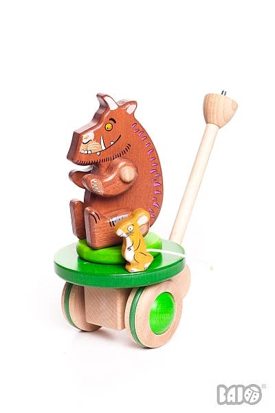 BAJO Wooden Gruffalo & Mouse Push Toy