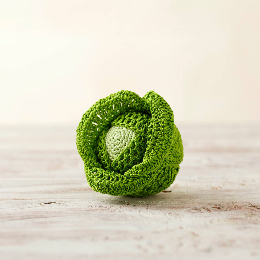 Crochet Cabbage Amigurumi food Crochet vegetables