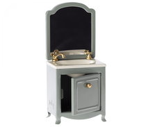 Load image into Gallery viewer, Sink Dresser with Mirror, Mouse - Dark Mint
