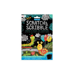 Mini Scratch & Scribble Art Kit - 7 PC Set Bug Buddies