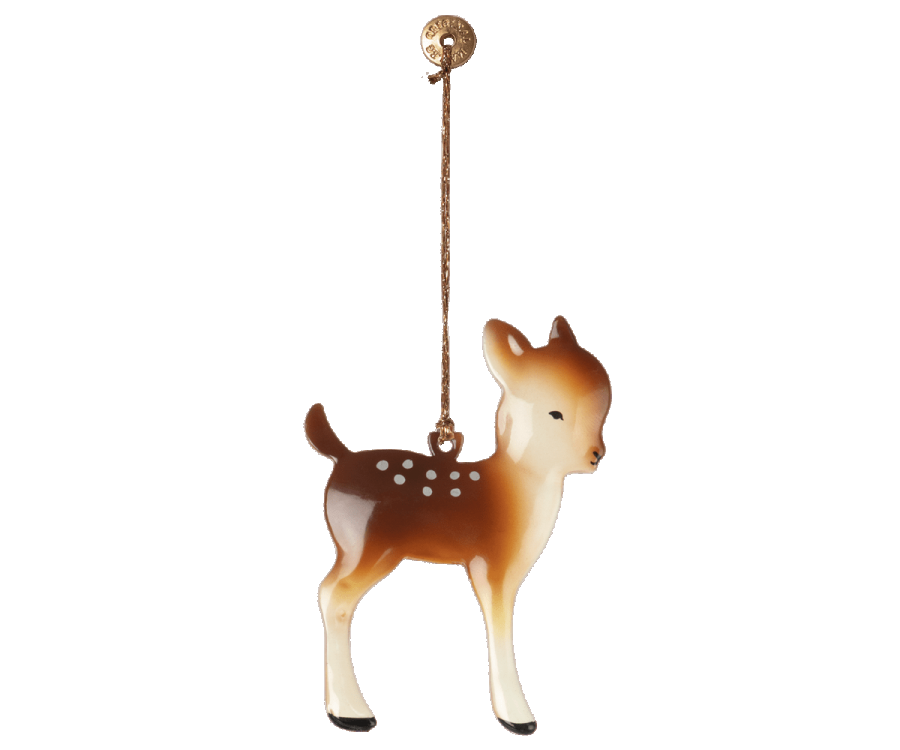 Bambi Metal Ornament