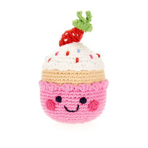 Friendly Cupcake with Strawberry