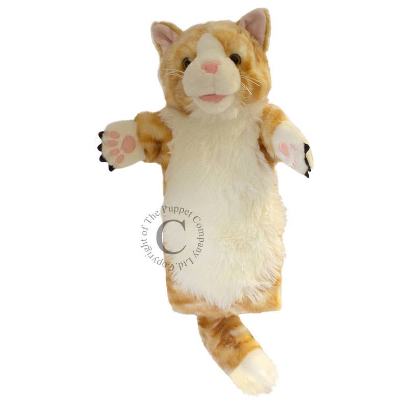 Long-Sleeved Glove Puppets: Cat (Ginger)