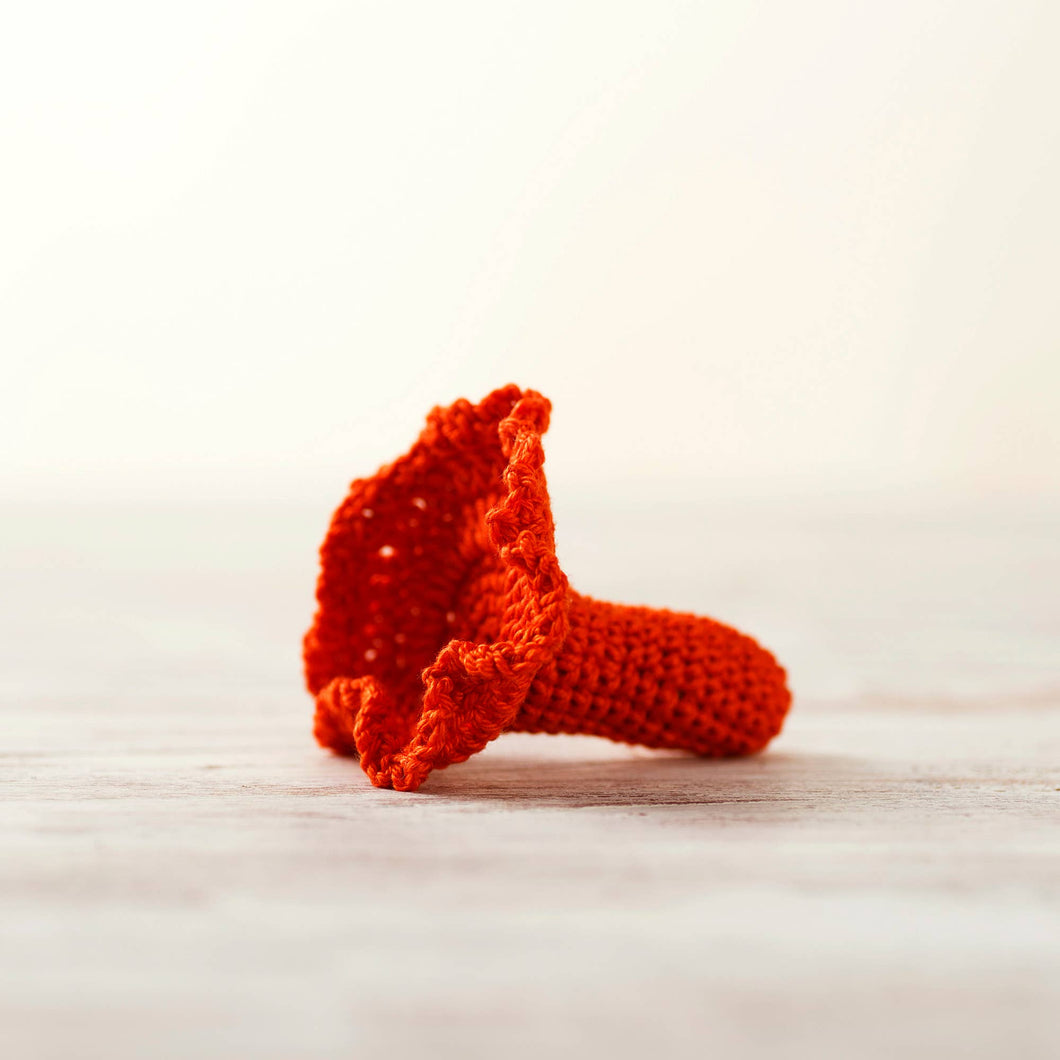 Crochet Chanterelle Mushroom basket Play food Montessori Kit - Things They  Love