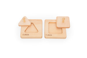Cubos Square and Triangle Puzzle