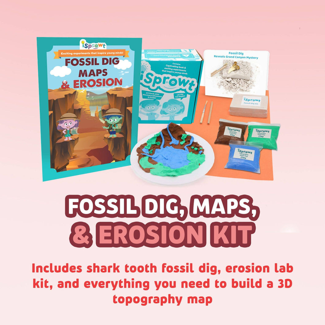 iSprowt - Kit 3: Fossil Dig, Erosion, and Maps