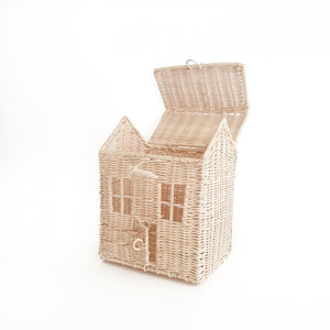 Small Rattan Doll House