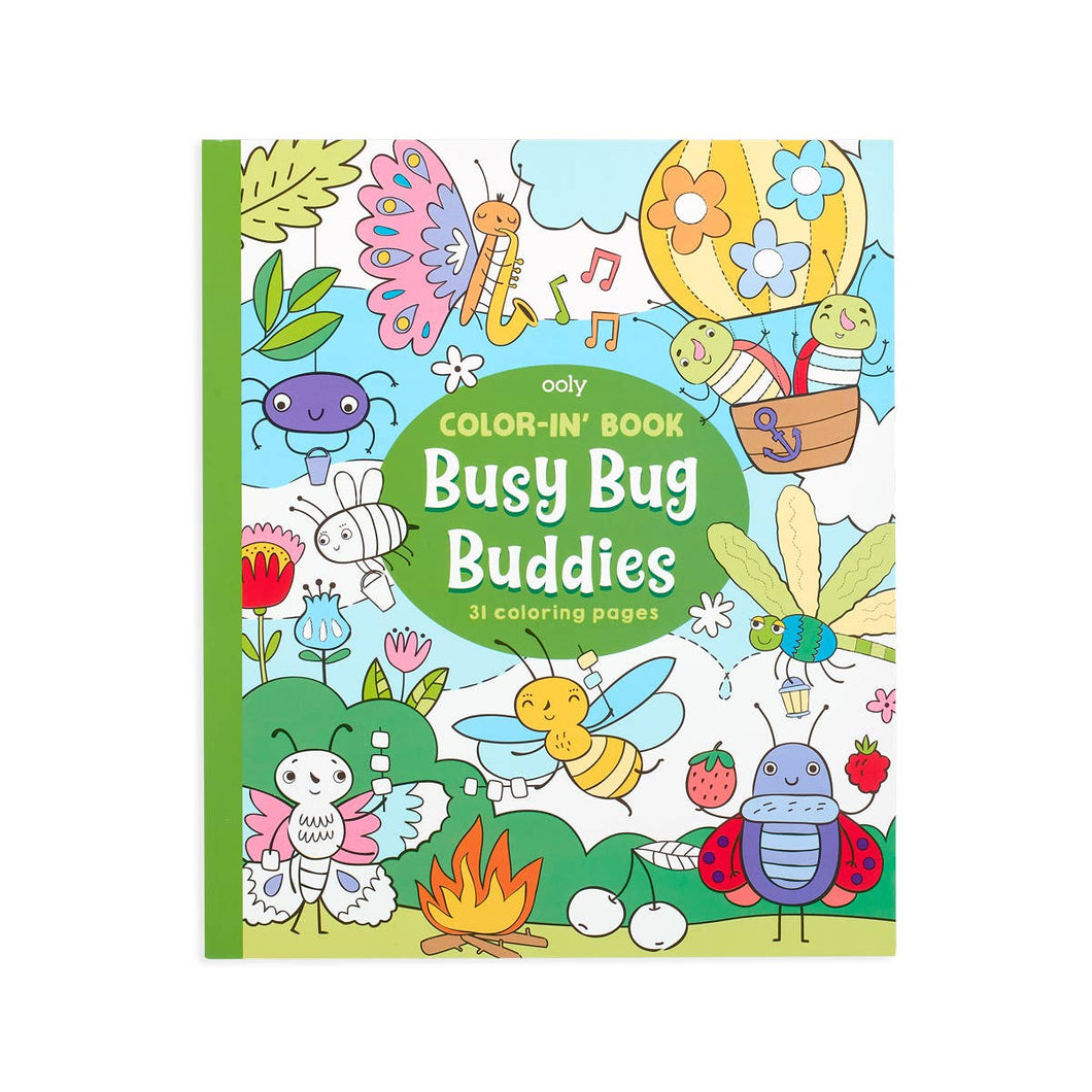 Color-in' Book: Busy Bug Buddies (8