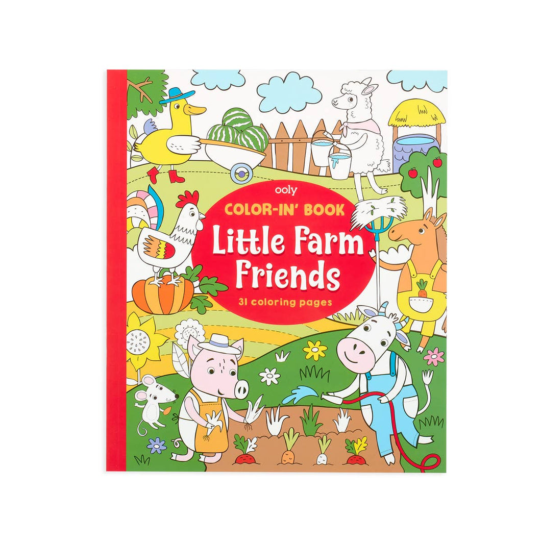 Color-in' Book: Little Farm Friends (8