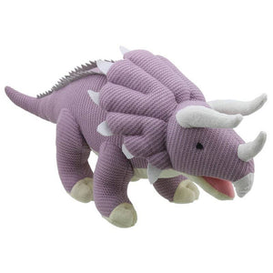 Wilberry Knitted: Triceratops (Lilac - Large)