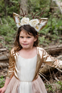 Woodland Deer Dress with Headpiece
