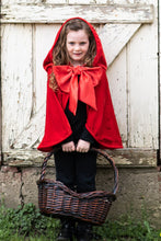 Load image into Gallery viewer, Woodland Storybook Little Red Riding Hood Cape, Size 5-6
