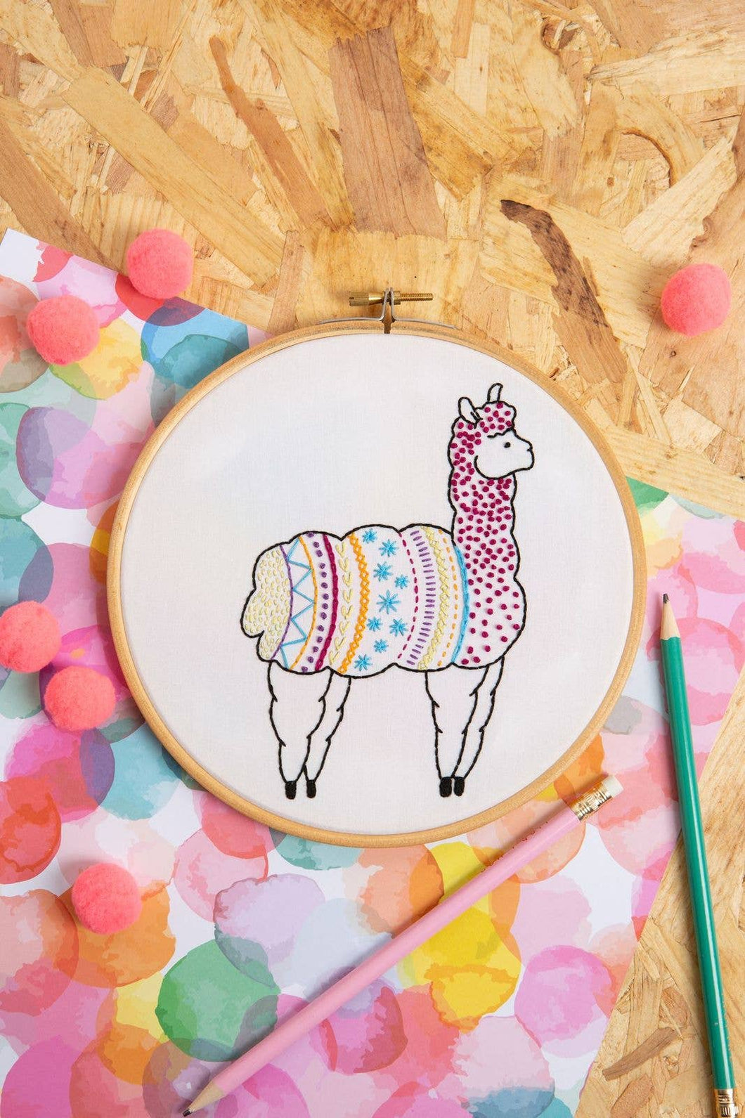 Alpaca Embroidery Kit