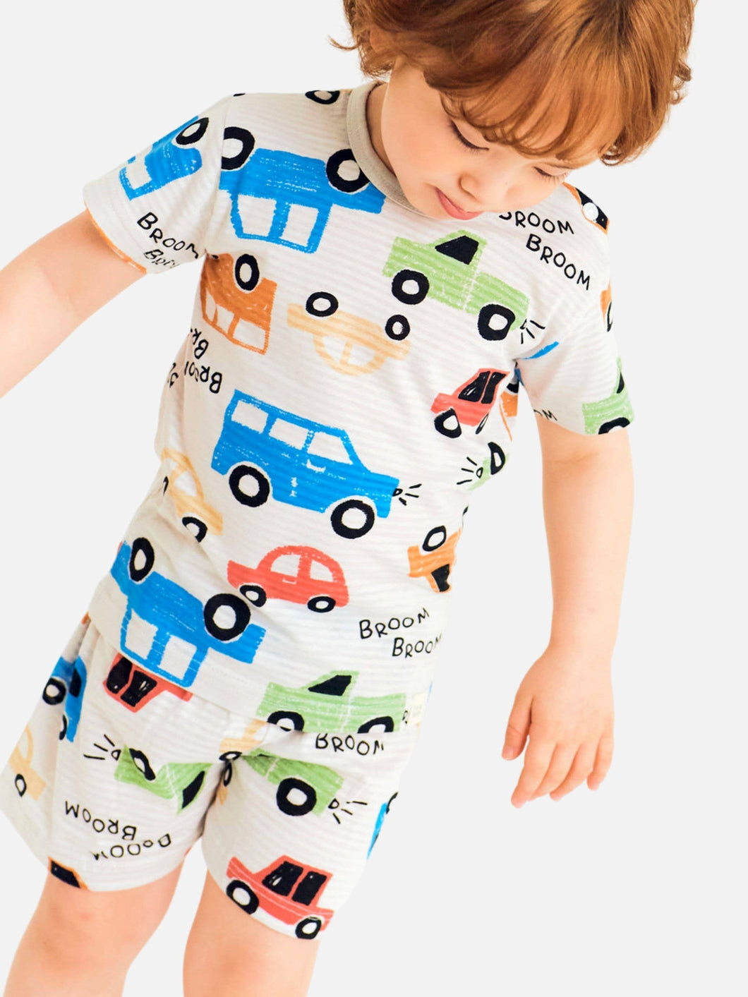 Cars Cars Cars! Organic Lightweight Pajama Set