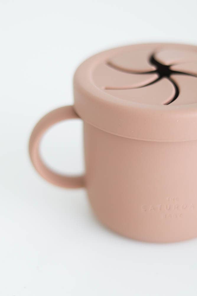 Silicone Snack Cup-Coral