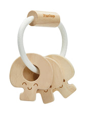 Load image into Gallery viewer, Baby Key Rattle - Natural - Things They Love
