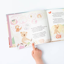 Load image into Gallery viewer, Peony Honey Bear Snuggler &amp; Thinking of You Hardcover Book
