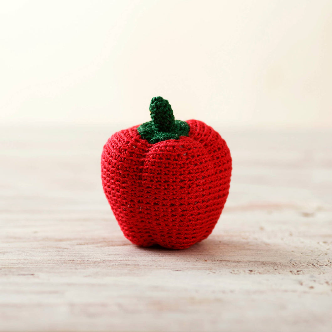 Crochet Bell Pepper Toys for toddlers Crochet vegetables