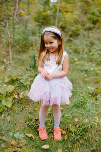 Ballet Tutu Dress, Lilac & Multicolored Design