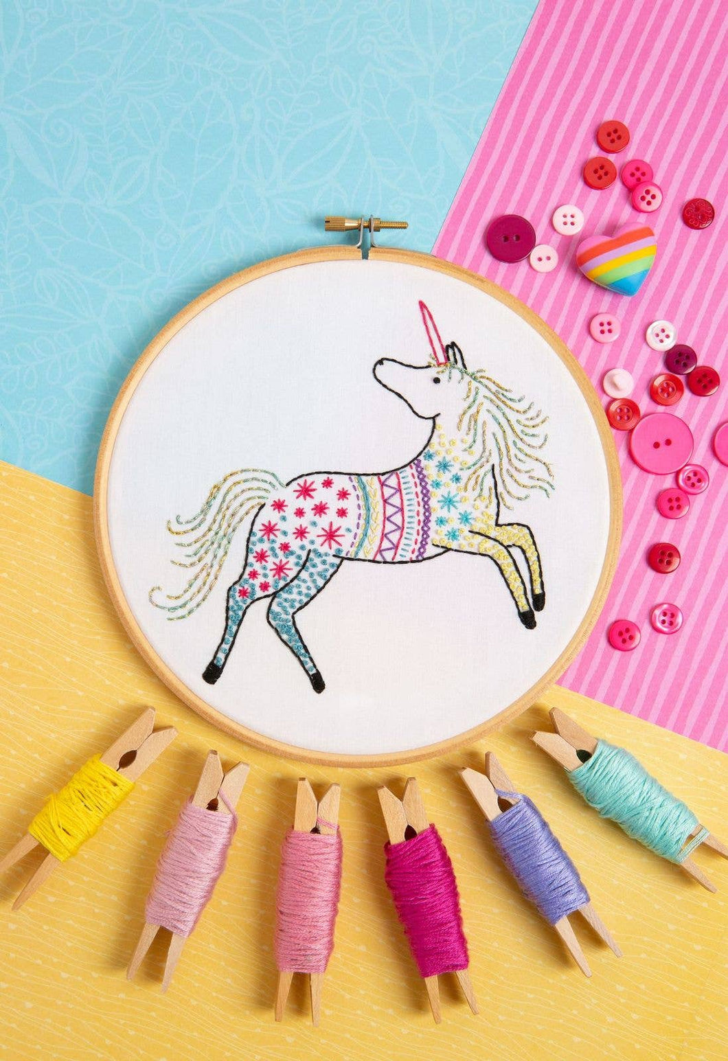 Unicorn Embroidery Kit