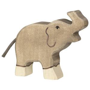 Small Elephant, Trunk Raised
