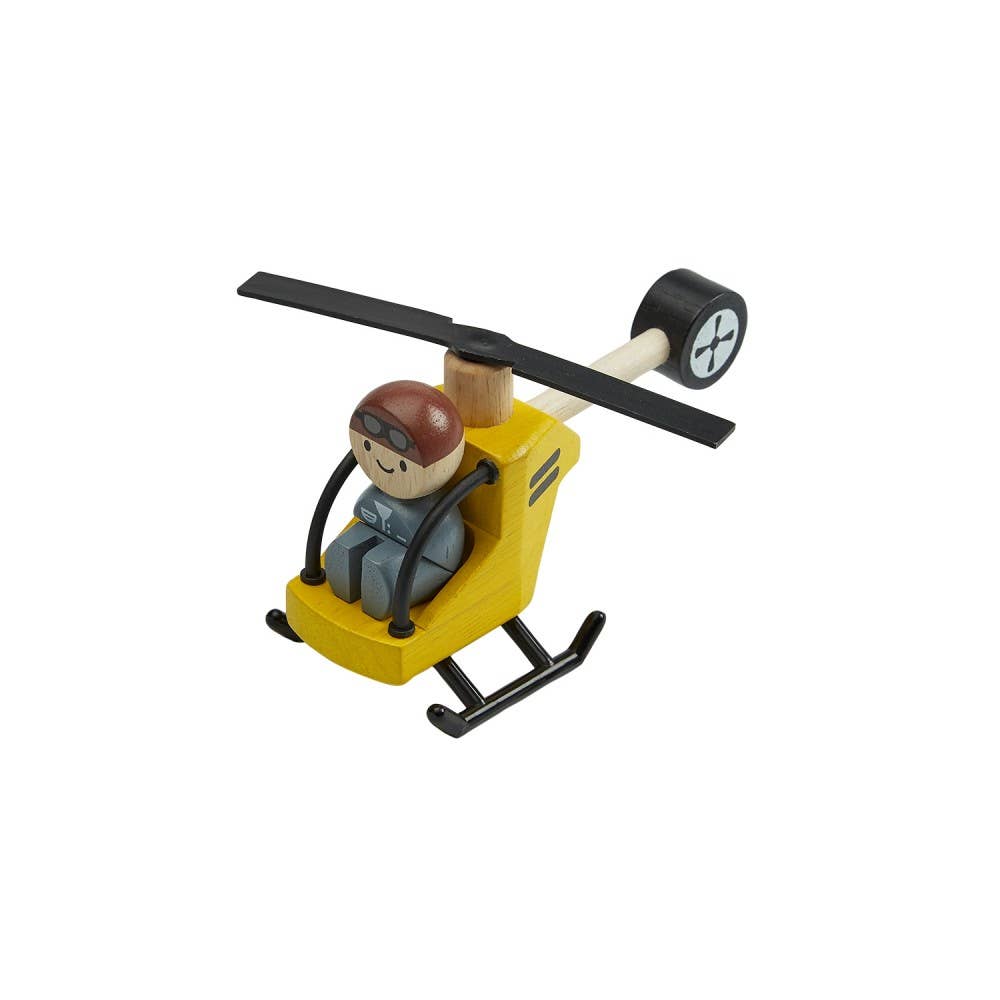 Helicopter With Pilot