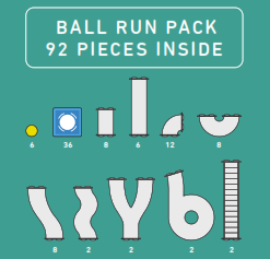 92 Piece Ball Run Pack