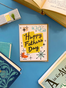 Retro Father's Day Greeting Card
